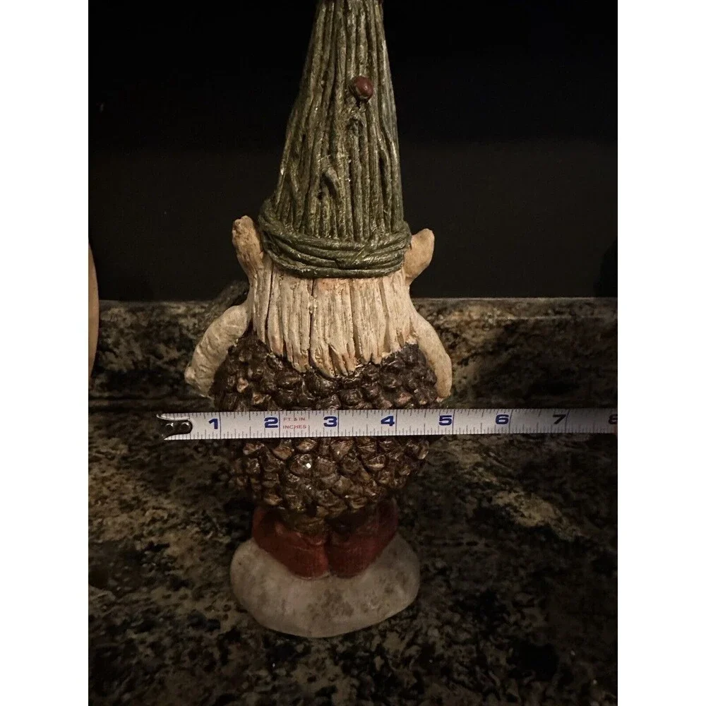 Vintage Gnome Santa Claus Elf Medium Statue Yard Decor Christmas 13” Unique